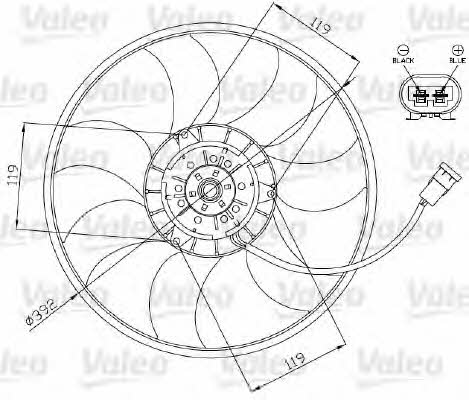 Valeo 696013 Вентилятор радіатора охолодження 696013: Купити в Україні - Добра ціна на EXIST.UA!