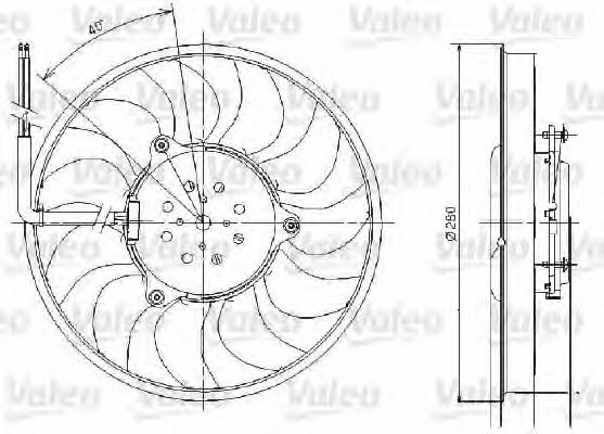 Valeo 696018 Вентилятор радіатора охолодження 696018: Купити в Україні - Добра ціна на EXIST.UA!
