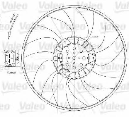 Valeo 696028 Вентилятор радіатора охолодження 696028: Купити в Україні - Добра ціна на EXIST.UA!
