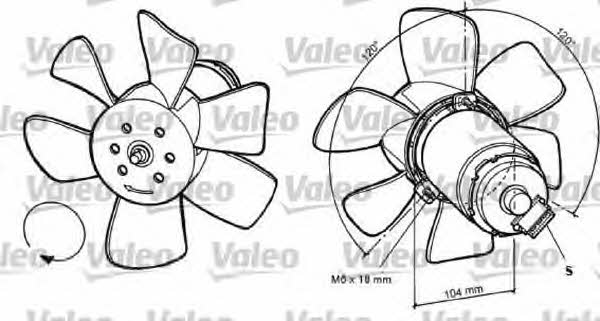 Valeo 696031 Вентилятор радіатора охолодження 696031: Купити в Україні - Добра ціна на EXIST.UA!