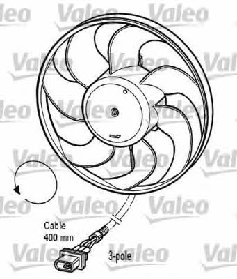 Valeo 696033 Вентилятор радіатора охолодження 696033: Купити в Україні - Добра ціна на EXIST.UA!