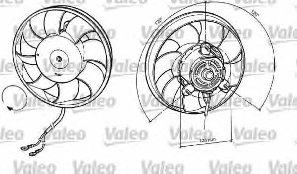 Valeo 696037 Вентилятор радіатора охолодження 696037: Купити в Україні - Добра ціна на EXIST.UA!