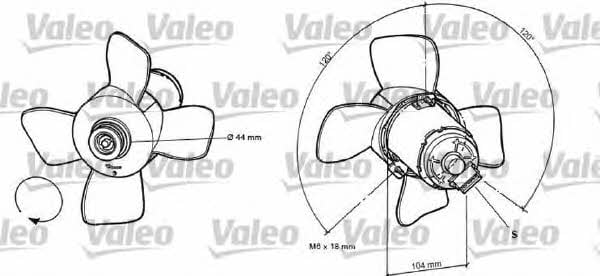Valeo 696038 Вентилятор радіатора охолодження 696038: Купити в Україні - Добра ціна на EXIST.UA!