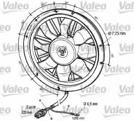 Valeo 696060 Вентилятор радіатора охолодження 696060: Приваблива ціна - Купити в Україні на EXIST.UA!