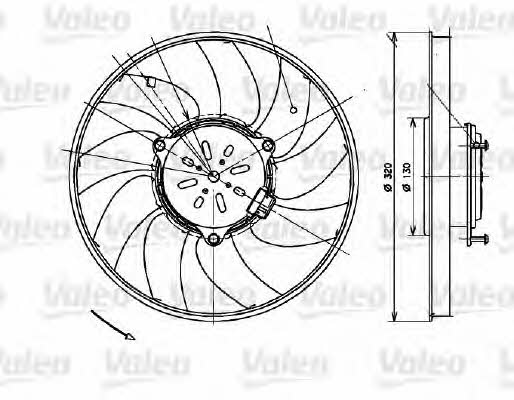 Valeo 696082 Вентилятор, охлаждение двигателя 696082: Купити в Україні - Добра ціна на EXIST.UA!