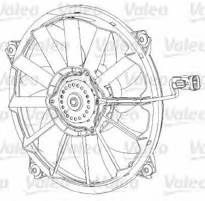 Valeo 696091 Вентилятор радіатора охолодження 696091: Купити в Україні - Добра ціна на EXIST.UA!
