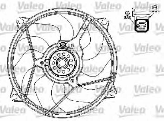 Valeo 696136 Вентилятор радіатора охолодження 696136: Купити в Україні - Добра ціна на EXIST.UA!