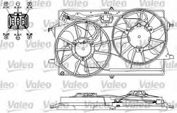 Valeo 696149 Двигун вентилятора охолодження радіатору 696149: Купити в Україні - Добра ціна на EXIST.UA!
