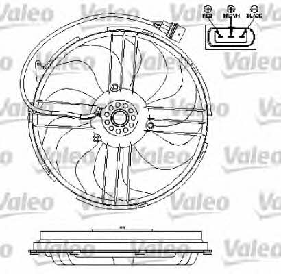 Valeo 696196 Вентилятор радіатора охолодження 696196: Купити в Україні - Добра ціна на EXIST.UA!