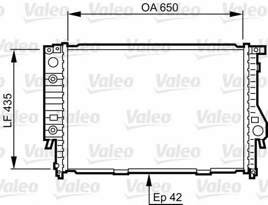 Valeo 732099 Радіатор охолодження двигуна 732099: Купити в Україні - Добра ціна на EXIST.UA!