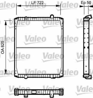 Valeo 732330 Радіатор охолодження двигуна 732330: Купити в Україні - Добра ціна на EXIST.UA!