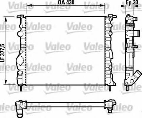 Valeo 732389 Радіатор охолодження двигуна 732389: Купити в Україні - Добра ціна на EXIST.UA!