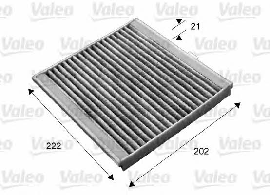 715676 Valeo Фильтр салона с активированным углем