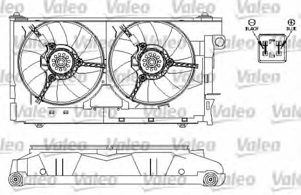 Valeo 696212 Двигун вентилятора охолодження радіатору 696212: Купити в Україні - Добра ціна на EXIST.UA!
