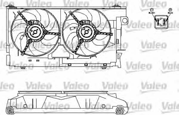 Valeo 696213 Двигун вентилятора охолодження радіатору 696213: Купити в Україні - Добра ціна на EXIST.UA!