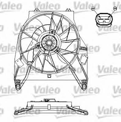 Valeo 696217 Двигун вентилятора охолодження радіатору 696217: Купити в Україні - Добра ціна на EXIST.UA!