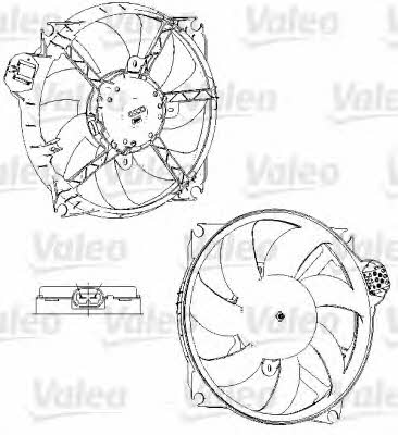 Valeo 696229 Вентилятор радіатора охолодження 696229: Купити в Україні - Добра ціна на EXIST.UA!