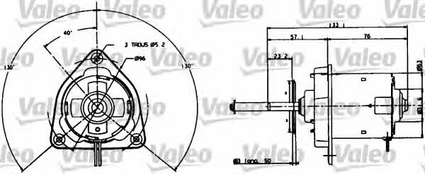 Valeo 698004 Двигун вентилятора охолодження радіатору 698004: Купити в Україні - Добра ціна на EXIST.UA!