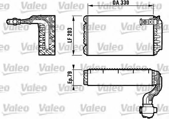 Valeo 817090 Випарювач кондиціонеру 817090: Купити в Україні - Добра ціна на EXIST.UA!