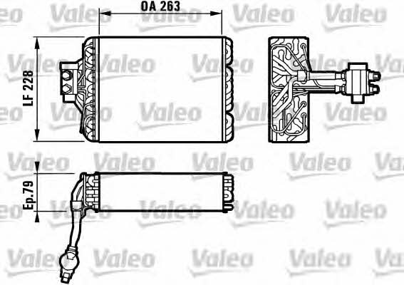 Valeo 817102 Випарювач кондиціонеру 817102: Купити в Україні - Добра ціна на EXIST.UA!