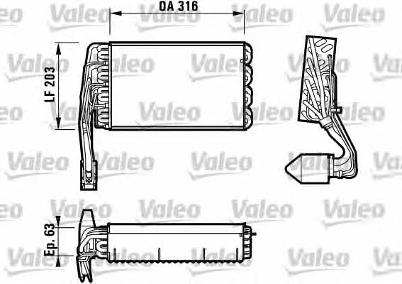 Valeo 817107 Випарювач кондиціонеру 817107: Купити в Україні - Добра ціна на EXIST.UA!