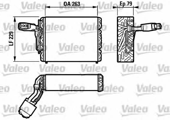 Valeo 817110 Випарювач кондиціонеру 817110: Купити в Україні - Добра ціна на EXIST.UA!