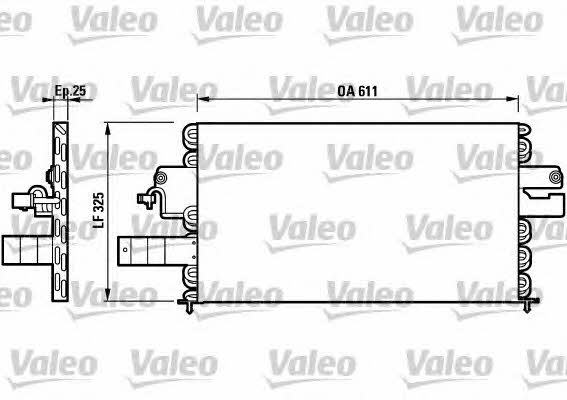Valeo 817227 Радіатор кондиціонера (Конденсатор) 817227: Купити в Україні - Добра ціна на EXIST.UA!
