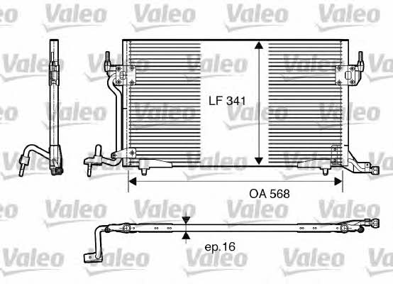 Valeo 817230 Радіатор кондиціонера (Конденсатор) 817230: Купити в Україні - Добра ціна на EXIST.UA!