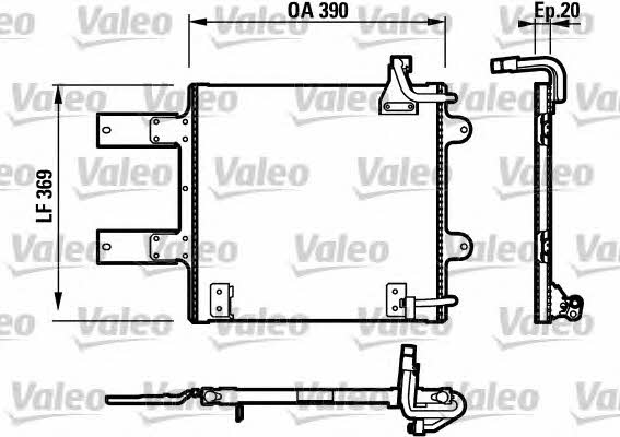 Valeo 817246 Радіатор кондиціонера (Конденсатор) 817246: Купити в Україні - Добра ціна на EXIST.UA!