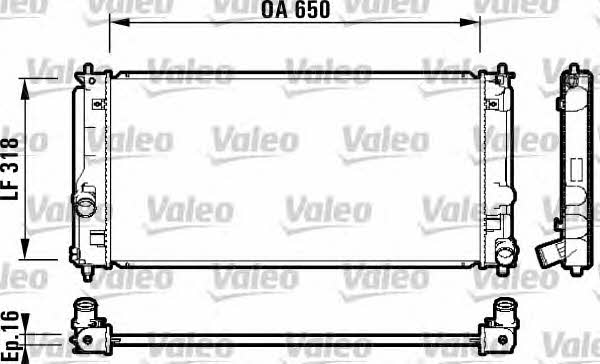 Valeo 732413 Радіатор охолодження двигуна 732413: Купити в Україні - Добра ціна на EXIST.UA!