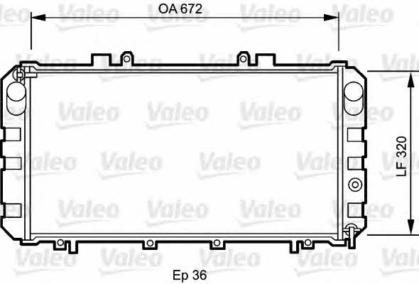 Valeo 732416 Радіатор охолодження двигуна 732416: Купити в Україні - Добра ціна на EXIST.UA!