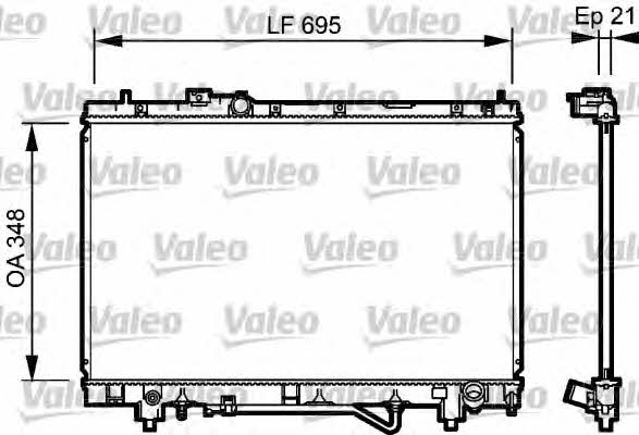 Valeo 732420 Радіатор охолодження двигуна 732420: Купити в Україні - Добра ціна на EXIST.UA!