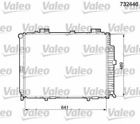Valeo 732446 Радіатор охолодження двигуна 732446: Купити в Україні - Добра ціна на EXIST.UA!