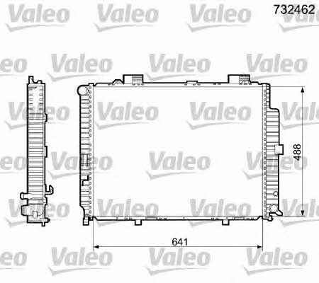 Valeo 732462 Радіатор охолодження двигуна 732462: Купити в Україні - Добра ціна на EXIST.UA!