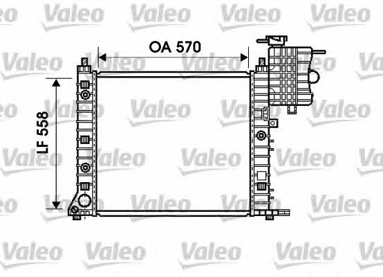 Valeo 732471 Радіатор охолодження двигуна 732471: Купити в Україні - Добра ціна на EXIST.UA!