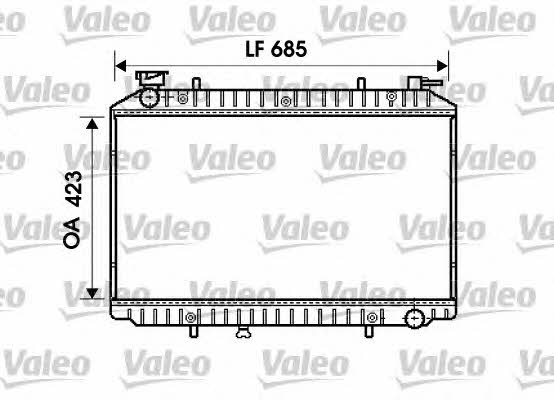 Valeo 732484 Радіатор охолодження двигуна 732484: Купити в Україні - Добра ціна на EXIST.UA!