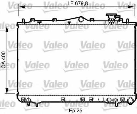 Valeo 732487 Радіатор охолодження двигуна 732487: Купити в Україні - Добра ціна на EXIST.UA!