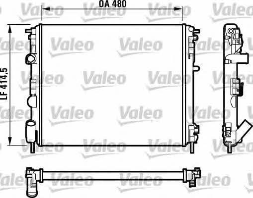 Valeo 732523 Радіатор охолодження двигуна 732523: Приваблива ціна - Купити в Україні на EXIST.UA!