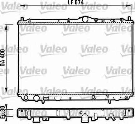 Valeo 732525 Радіатор охолодження двигуна 732525: Купити в Україні - Добра ціна на EXIST.UA!