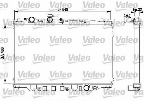 Valeo 732538 Радіатор охолодження двигуна 732538: Приваблива ціна - Купити в Україні на EXIST.UA!