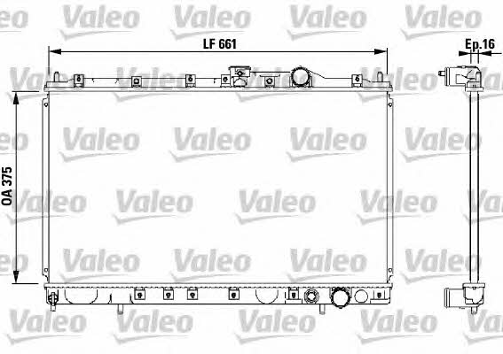 Valeo 732539 Радіатор охолодження двигуна 732539: Купити в Україні - Добра ціна на EXIST.UA!