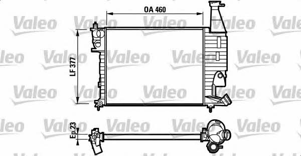 Valeo 732564 Радіатор охолодження двигуна 732564: Купити в Україні - Добра ціна на EXIST.UA!