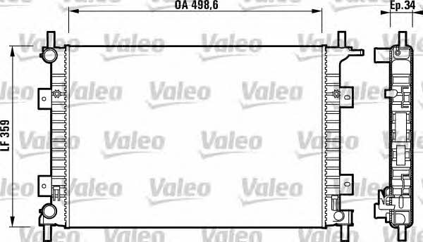 Valeo 732624 Радіатор охолодження двигуна 732624: Купити в Україні - Добра ціна на EXIST.UA!