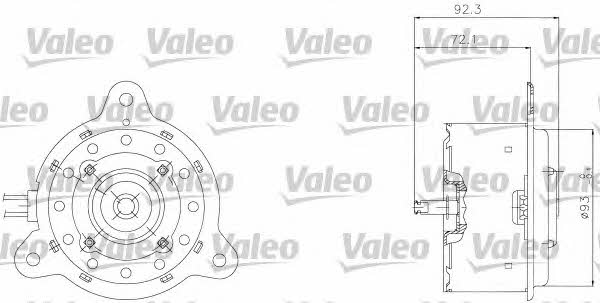 Valeo 698301 Двигун вентилятора охолодження радіатору 698301: Купити в Україні - Добра ціна на EXIST.UA!