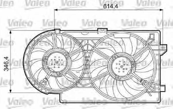 Valeo 698409 Двигун вентилятора охолодження радіатору 698409: Купити в Україні - Добра ціна на EXIST.UA!