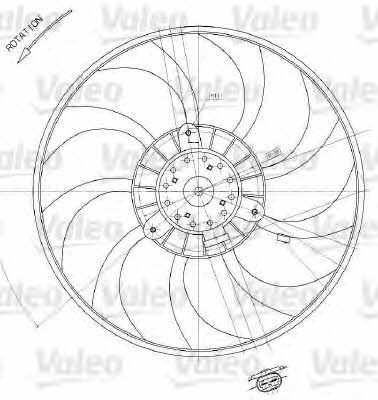 Valeo 698412 Вентилятор радіатора охолодження 698412: Приваблива ціна - Купити в Україні на EXIST.UA!
