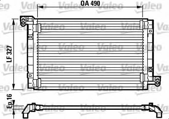 Valeo 817384 Радіатор кондиціонера (Конденсатор) 817384: Купити в Україні - Добра ціна на EXIST.UA!