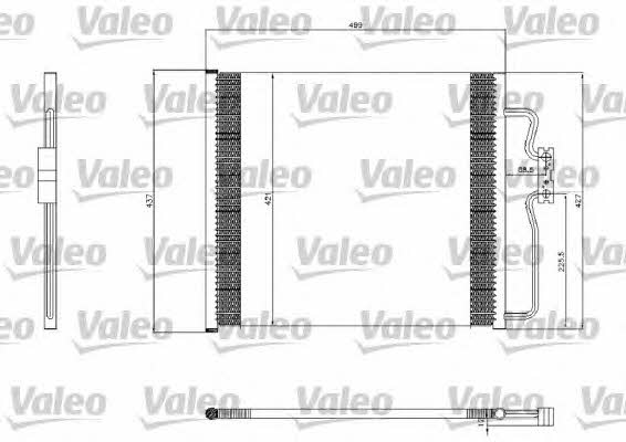 Valeo 817406 Радіатор кондиціонера (Конденсатор) 817406: Купити в Україні - Добра ціна на EXIST.UA!