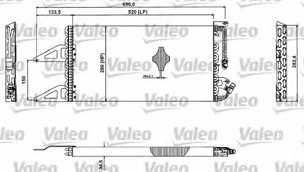 Valeo 817412 Радіатор кондиціонера (Конденсатор) 817412: Купити в Україні - Добра ціна на EXIST.UA!