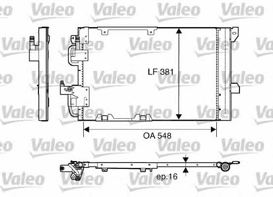 Valeo 817505 Радіатор кондиціонера (Конденсатор) 817505: Купити в Україні - Добра ціна на EXIST.UA!